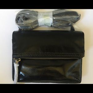 Hobo Glade Leather Crossbody Bag, Black, NWT